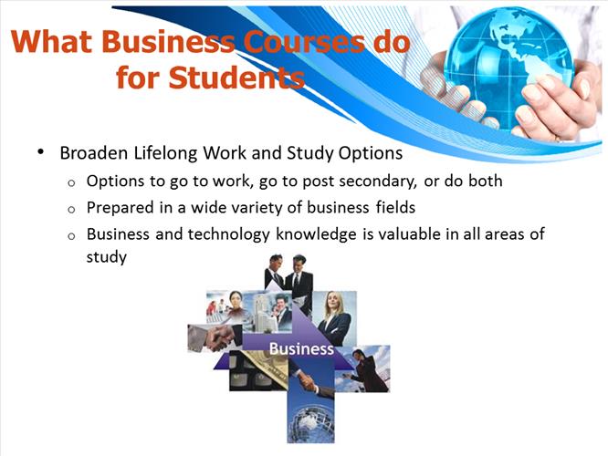 What Business Courses do for Students (3)