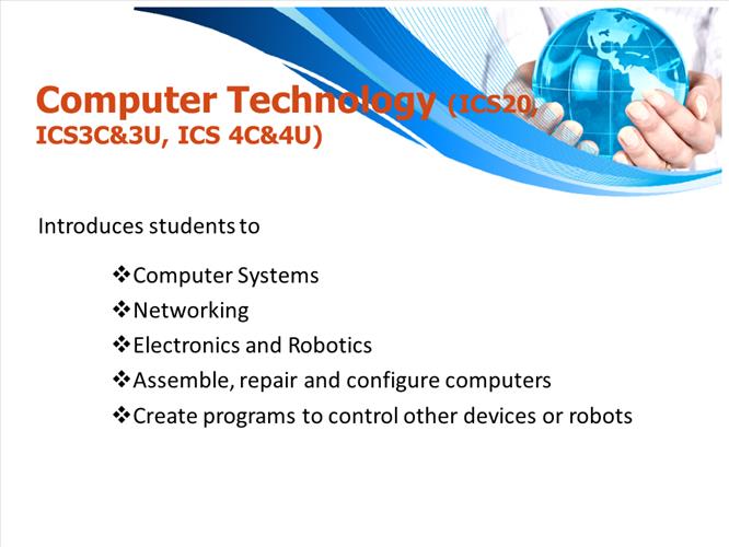 Computer Technology (ICS Courses)