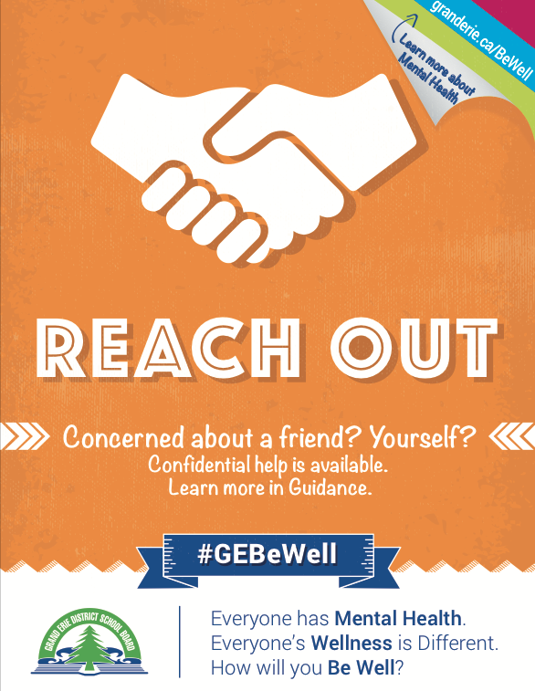 Be Well poster promotes Reach Out