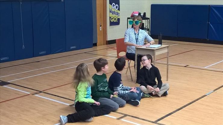 Staff and students participate in equity skit