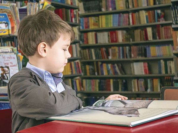 A child reading