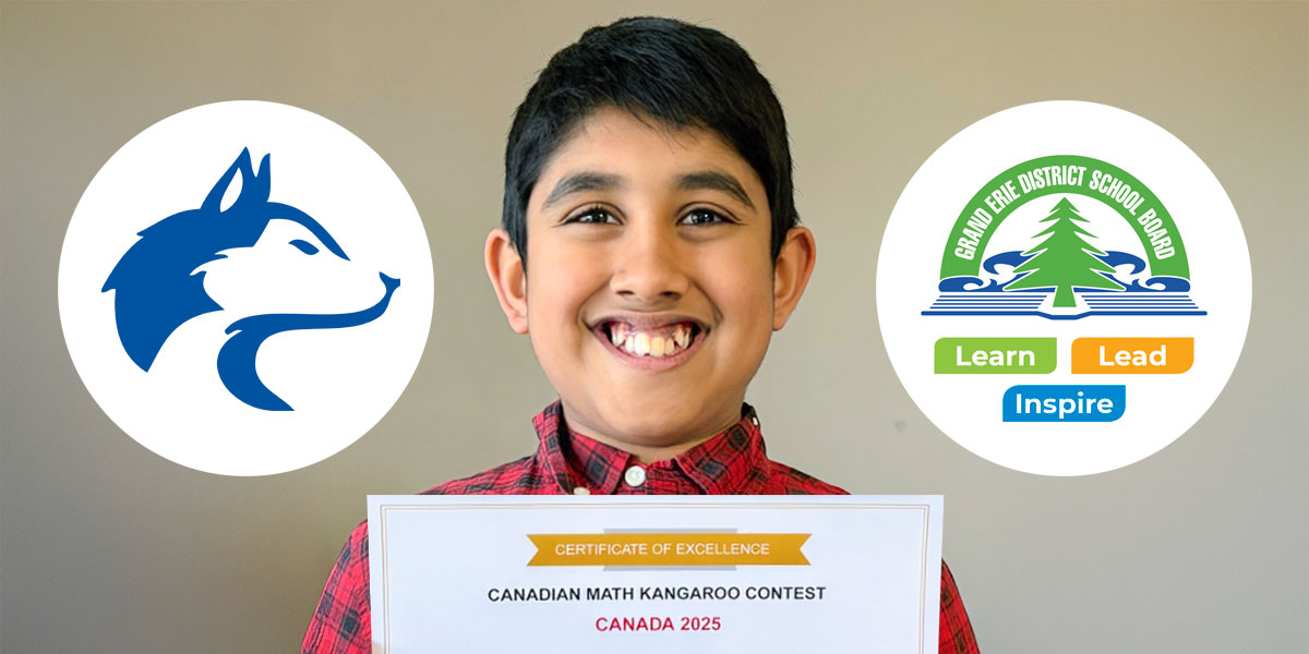 Yashveer Kayal, a Grade 5 student at Agnes G. Hodge Public School, is counting a few recent honours stemming from his love of mathematics. 