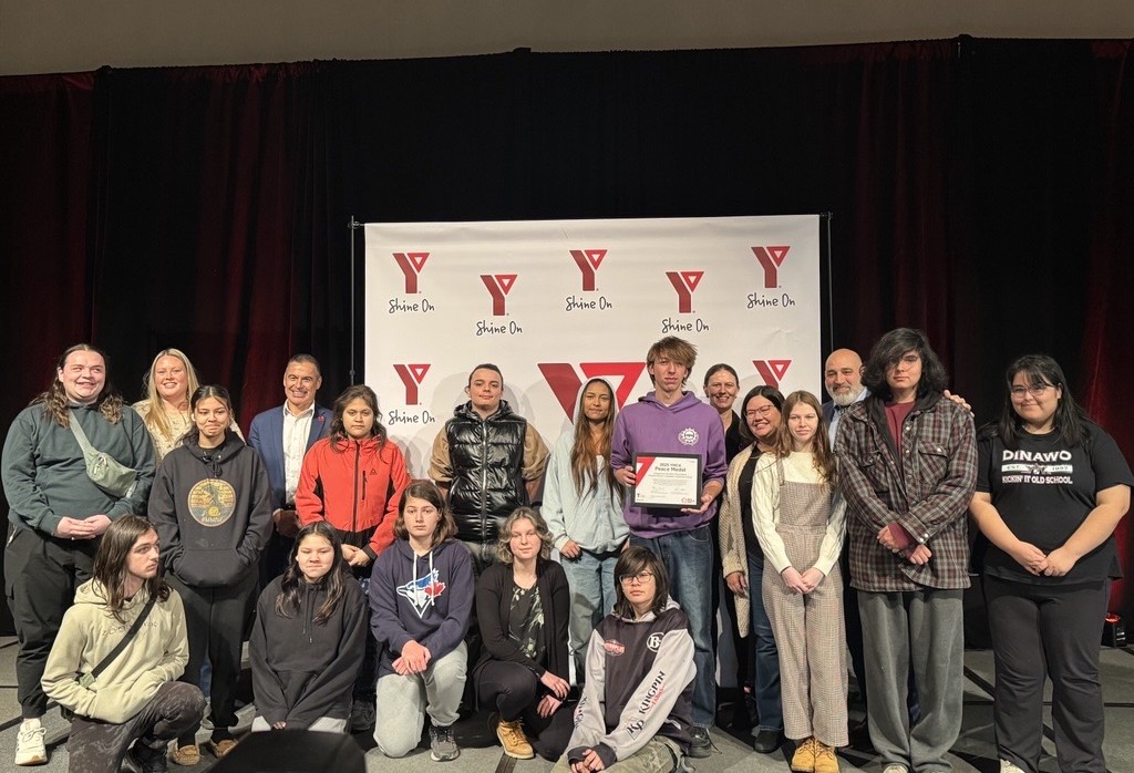 PJ ISA YMCA Pauline Johnson’s Indigenous Student Association recognized with Peace Medal