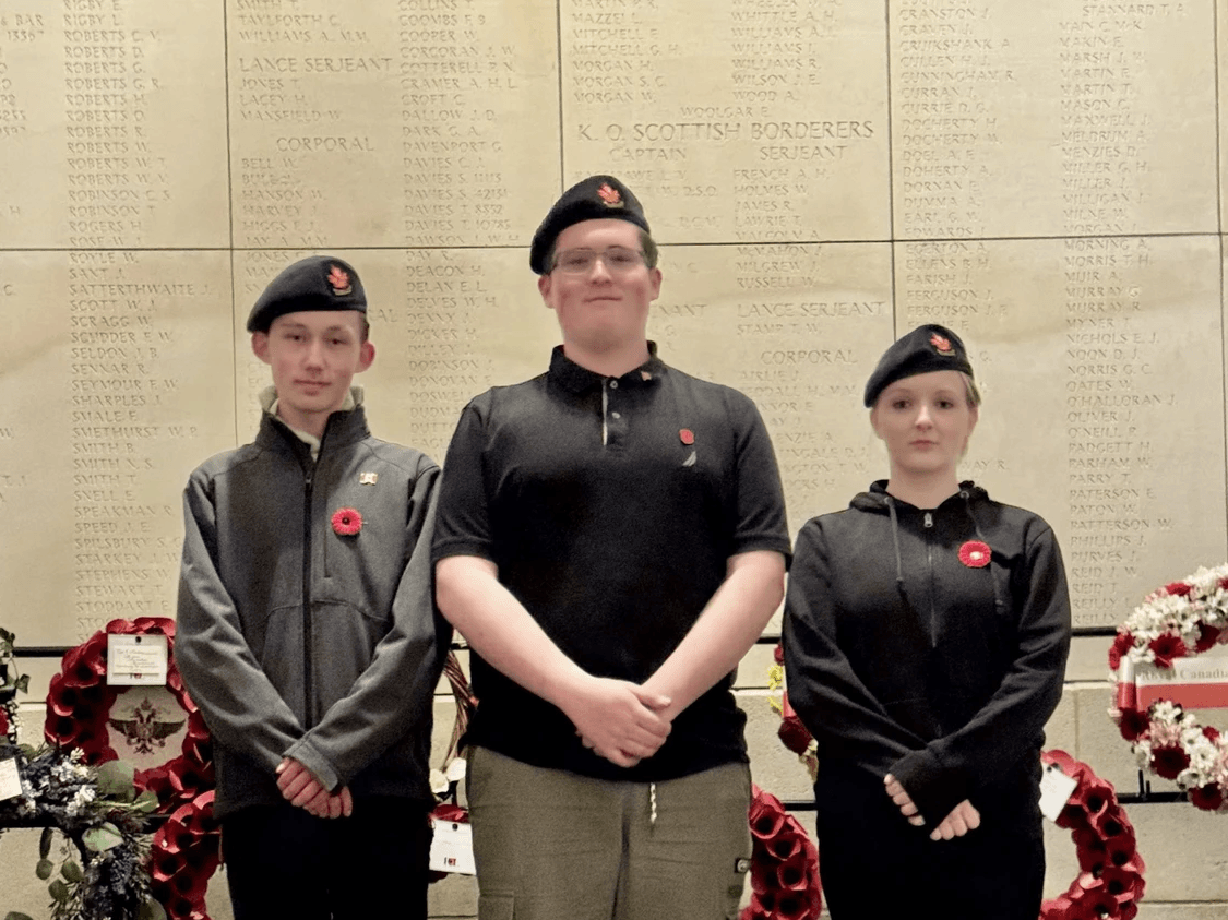 Royal Canadian Army Cadets - Grayden Dale-Vankerrebroeck - Holden Kennedy - Maddie Mummery