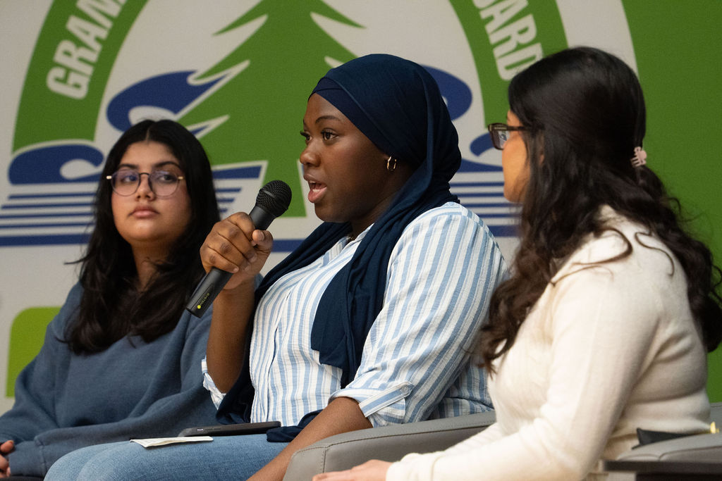 Student panel at Celebrating Women in Grand Erie event Student panel at Celebrating Women in Grand Erie event