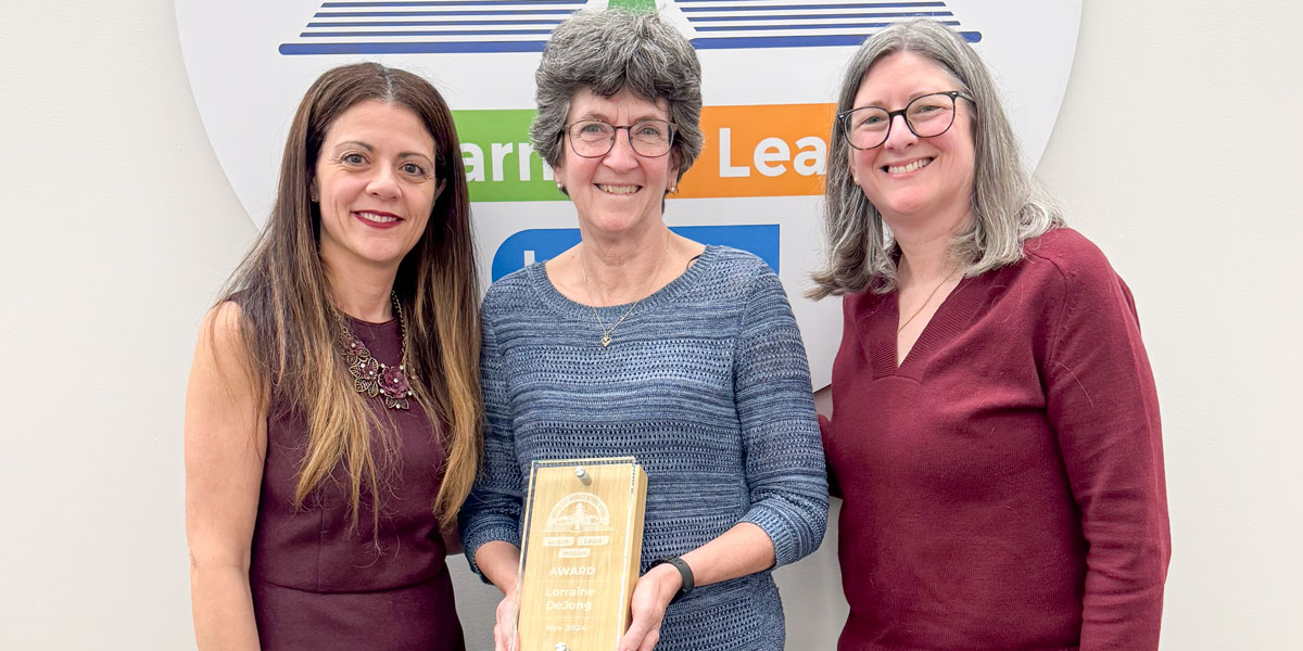 LLI Award Winner Lorraine DeJong