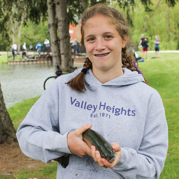 Student participating in Turning Point program at Valley Heights
